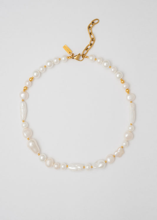 Collar Perlas Barrocas Irregulares Fino El Básico Que Necesitábamos