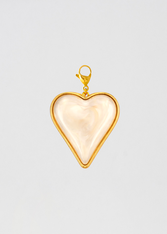 Charm Corazón Blanco Vivo Ideal