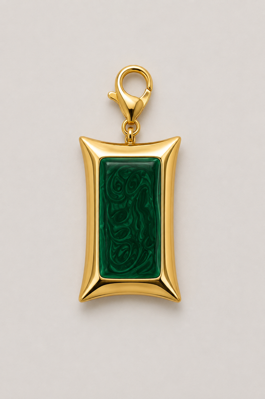 Charm Especial Y Diferente Vintage Verde