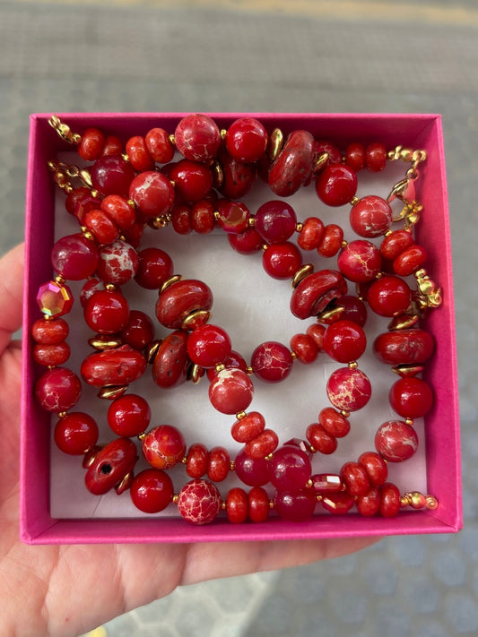 Mitad Cadena Roja Y Atemporal
