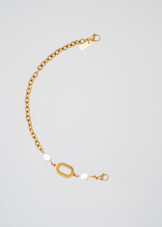 Mitad Cadena Fina Apliques