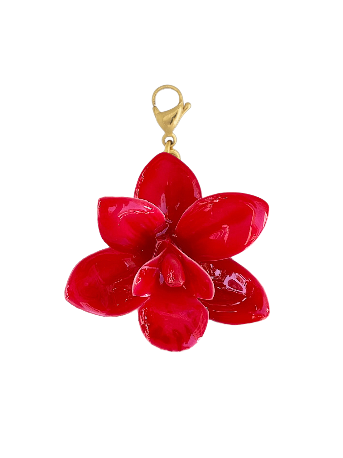 Charm Flor Tailandesa Roja