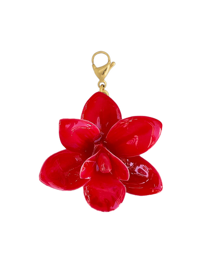 Charm Flor Tailandesa Roja