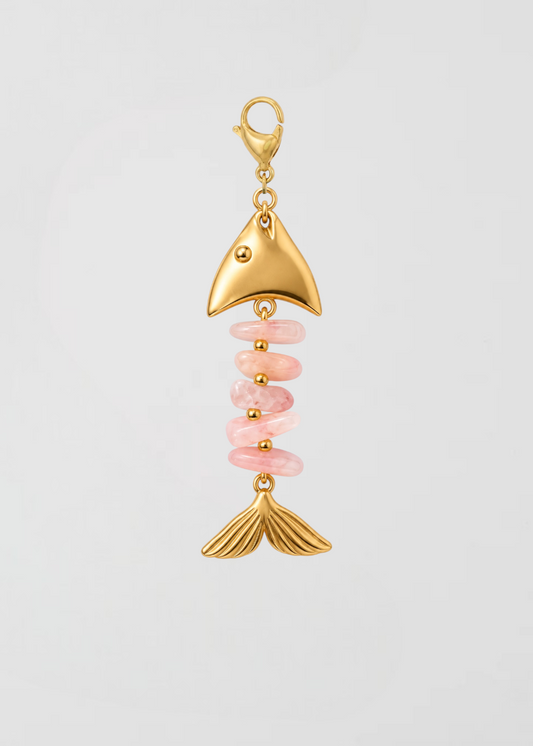 Charm Pez Raspa Rosa