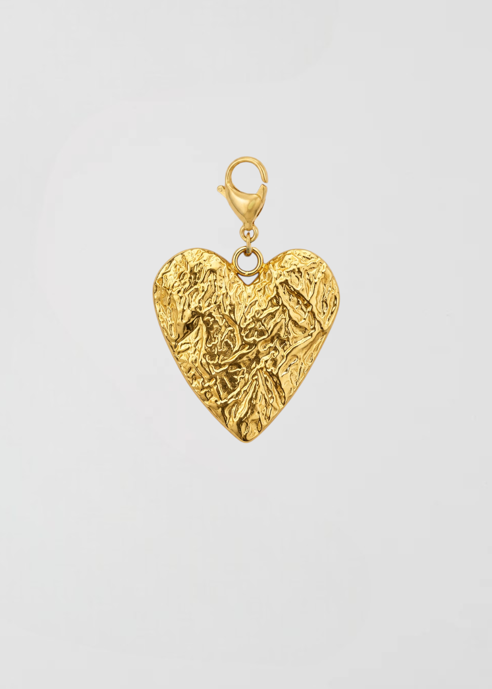 Charm Corazón Martillado