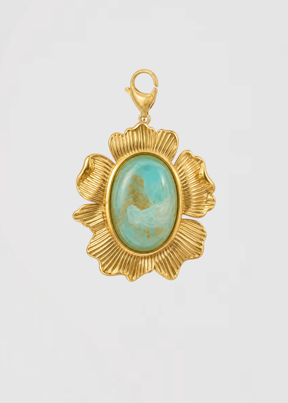 Charm Medalla Tonos Verdes