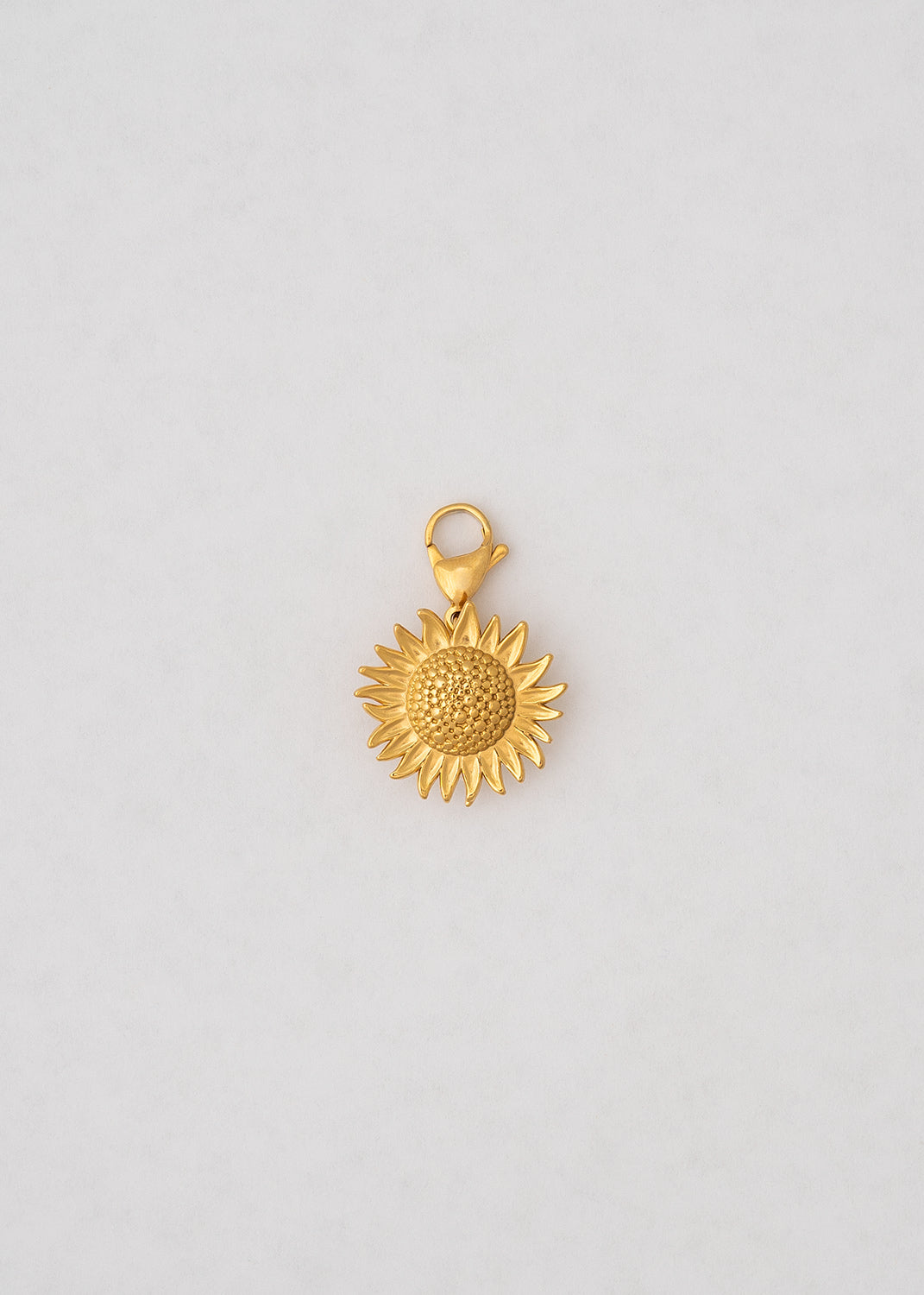 Charm Girasol Dorado Tan Cute