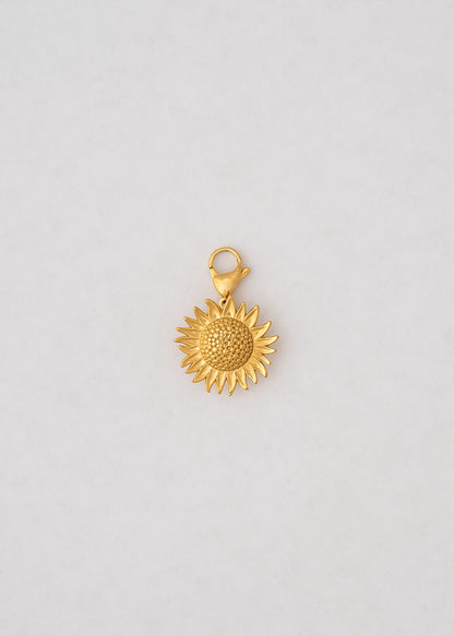 Charm Girasol Dorado Tan Cute
