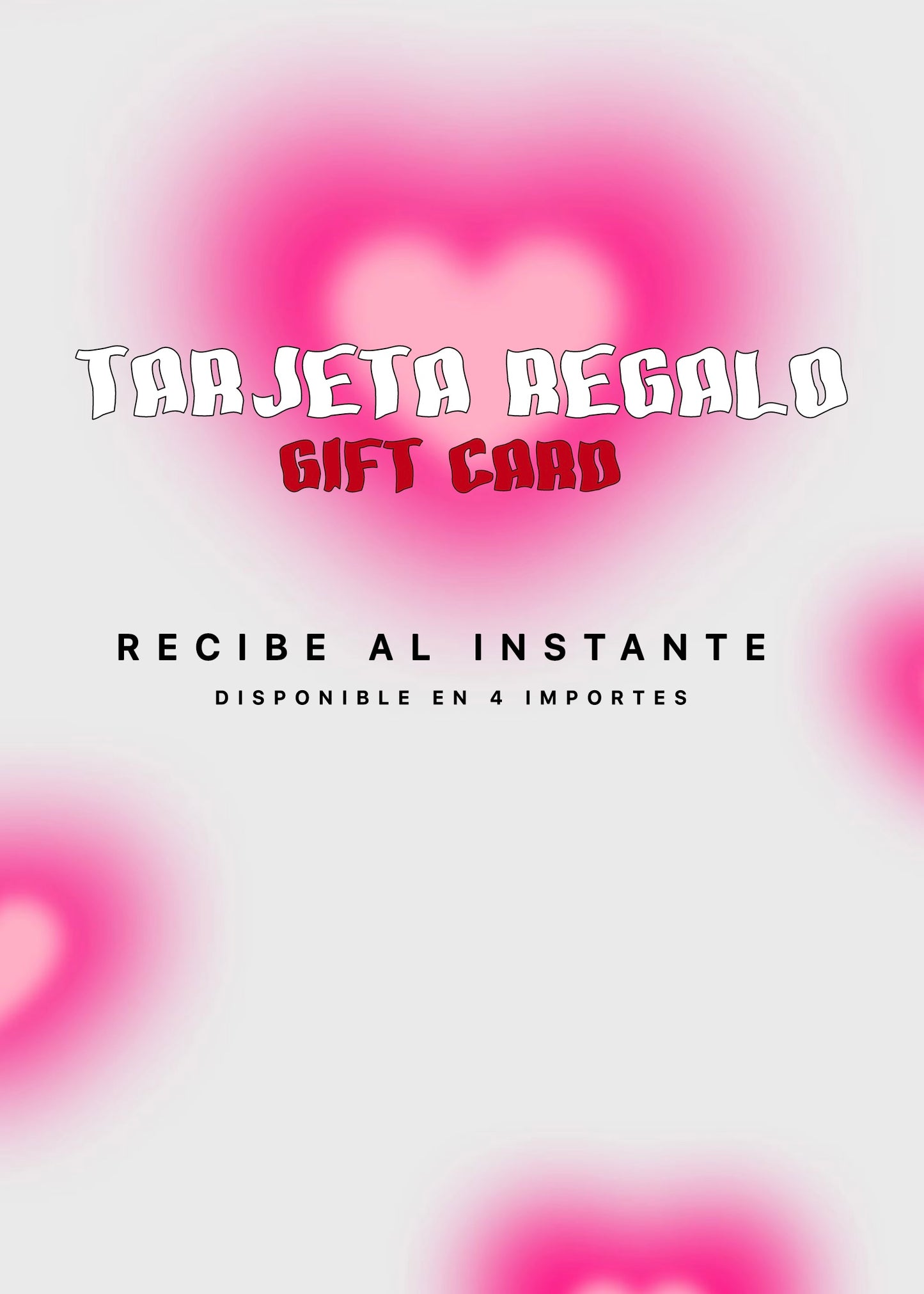 TARJETA REGALO ~ GIFT CARD