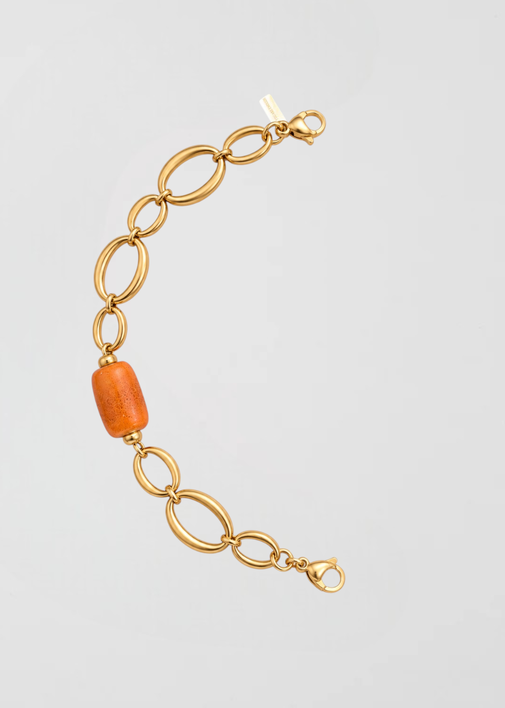 Mitad Cadena Gold & Orange