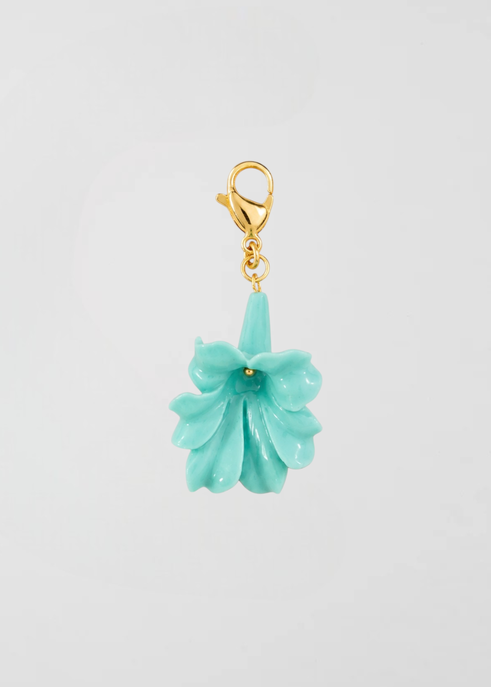 Charm Flor Espectáculo Turquesa