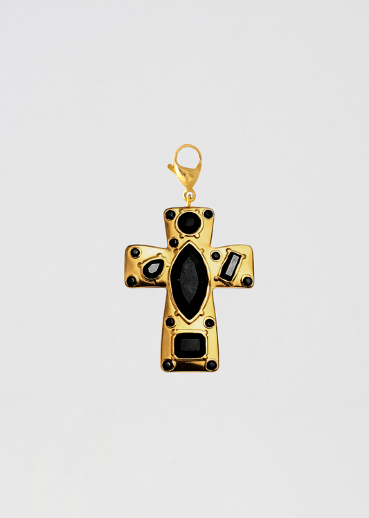 Charm Cruz Boho Negra