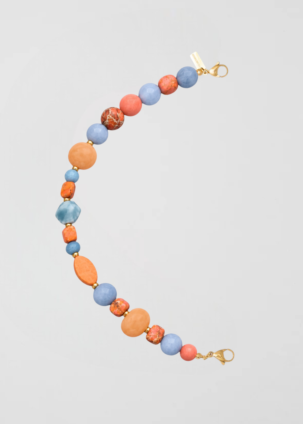 Mitad Cadena Celeste Y Naranja