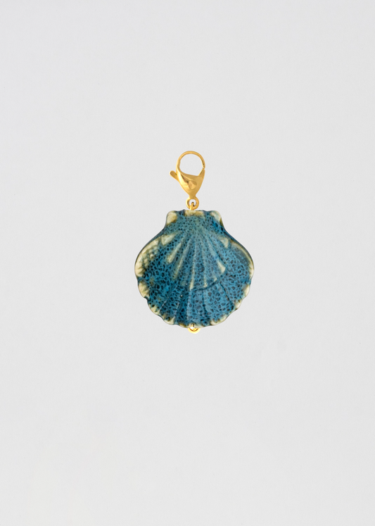 Charm Concha De Mar Azul Pequeña
