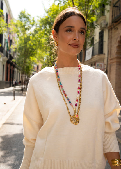 Charm Vintage Lux Rosa