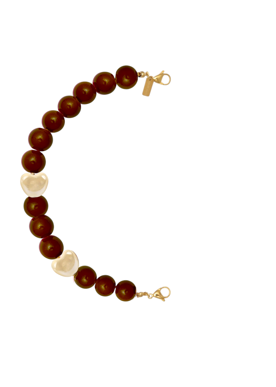 Mitad Cadena Ocean Love Marrón Vivo