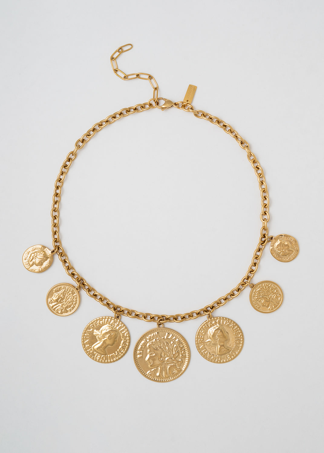 Collar Dorado Multiposición Monedas Ideal Para Hacer Capas