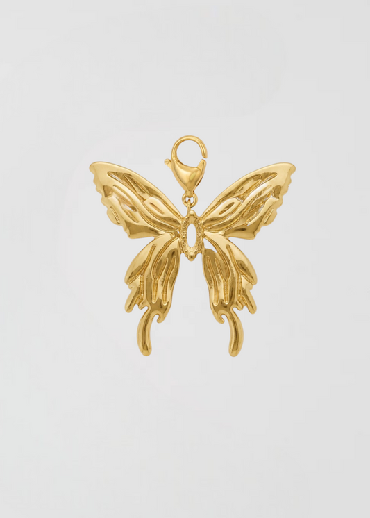 Charm Flor Mariposa Gold