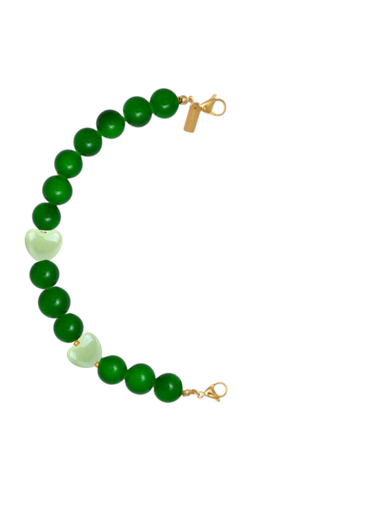 Mitad Cadena Ocean Love Verde Vivo