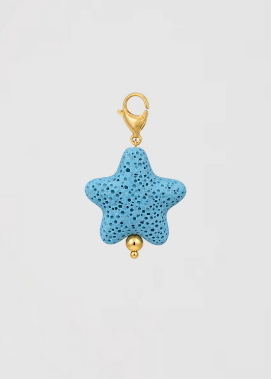 Charm Estrella Textura Azulina