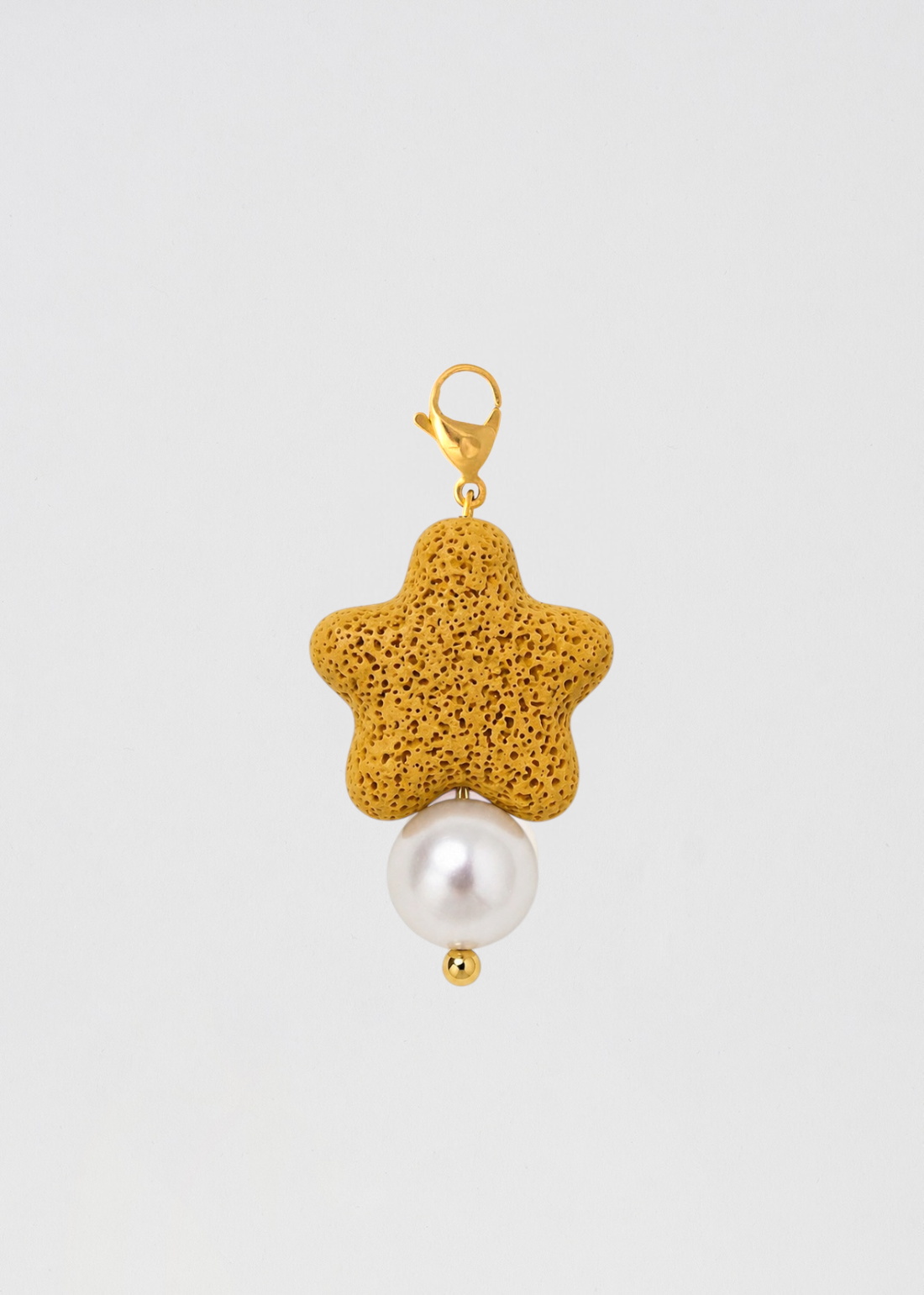 Charm Barra Perla Mostaza Estrella