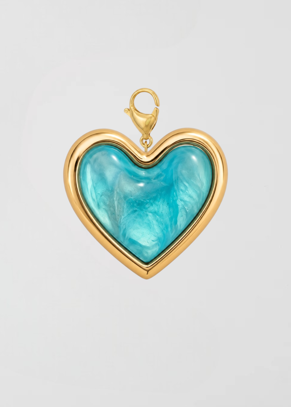 Charm Corazón Mar En Calma