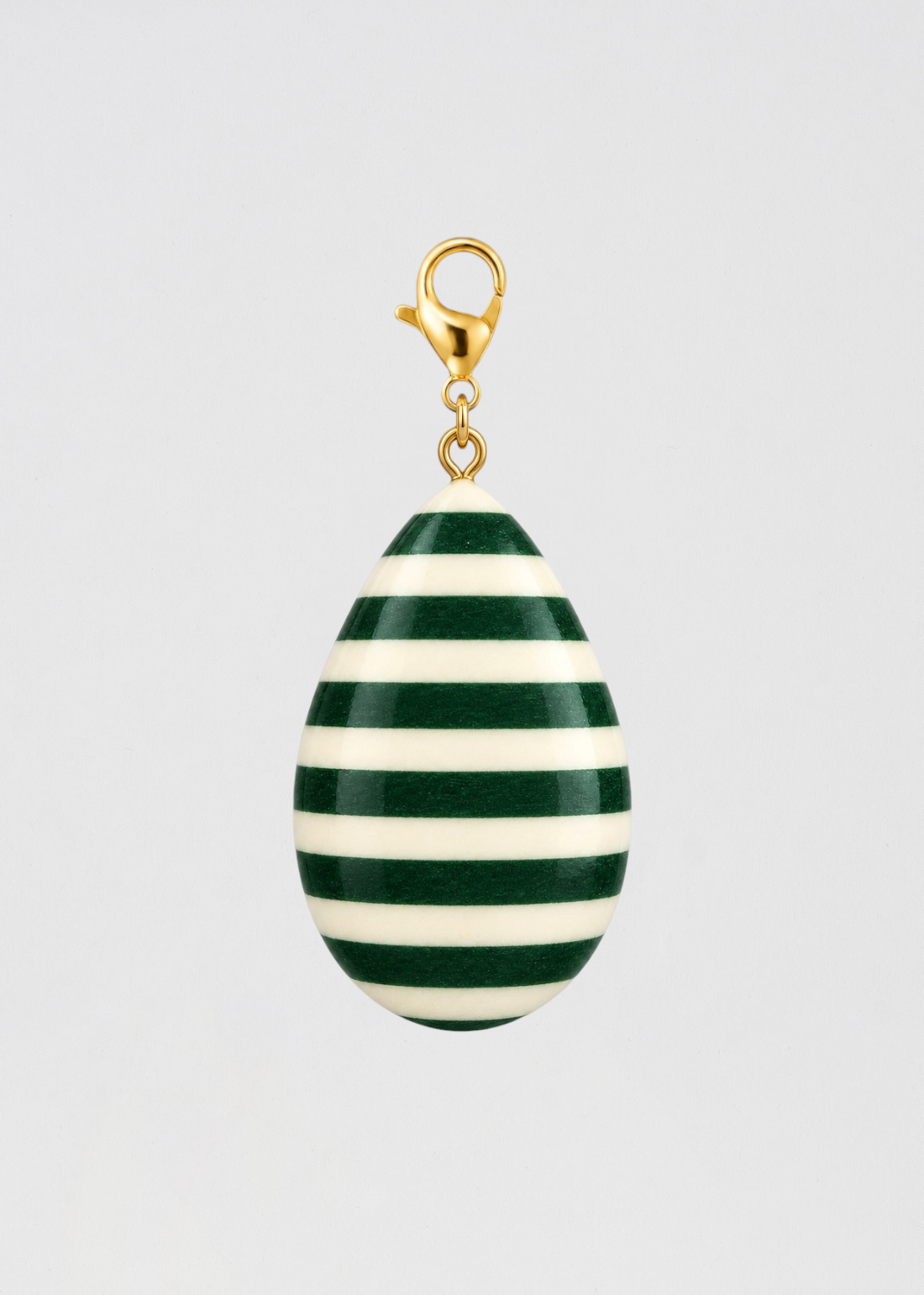 Charm Obsesionada Con Las Rayas Base Fav De La Boss Verde Y Marfil