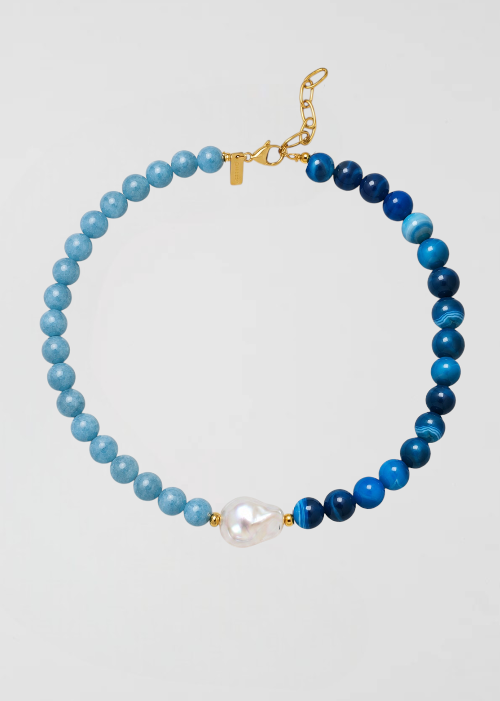Preventa Collar El Collar Azul De Piedras Preciosa Que Necesitas