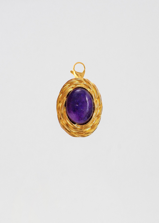 Charm Medalla Classic Amatista