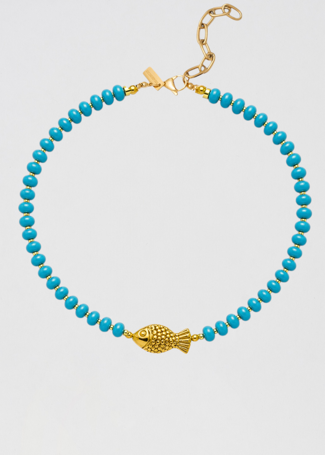 Collar Rondelle Turquesa Resalta Tanto Y Luce Mucho