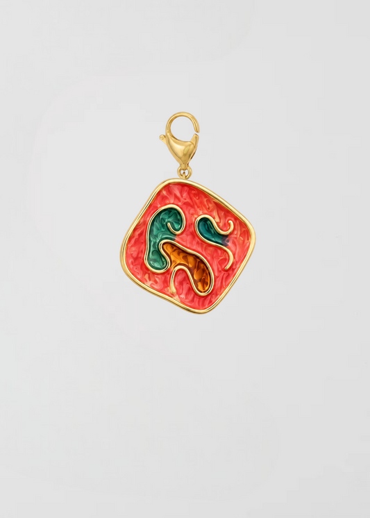 Charm Obra De Arte Naranja