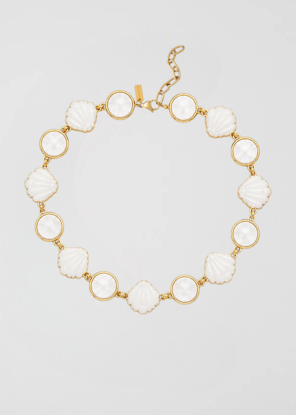 Cadena Shell Perfecta Para Tí  Blanca