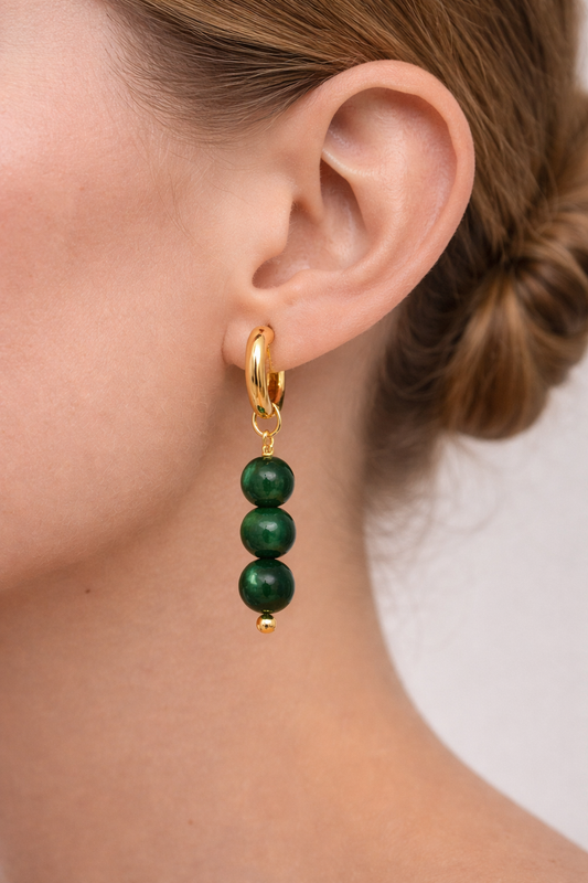 Pendientes Basic Verdes
