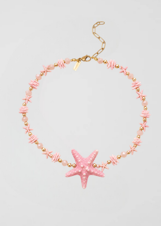Collar Arrecife De Coral Rosa