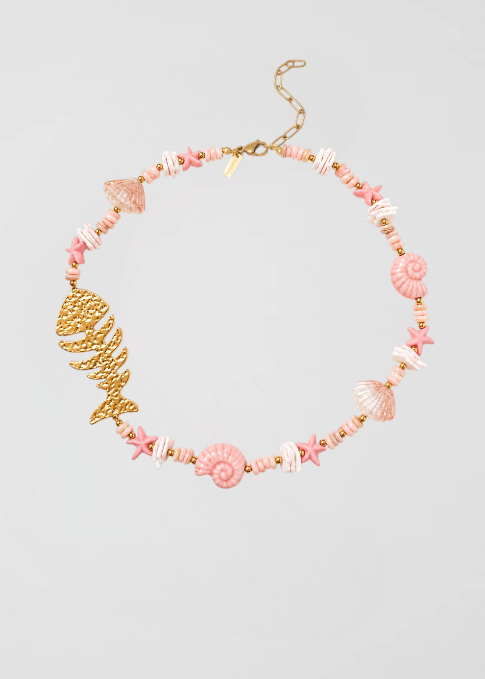 Collar Fondo Marino Rosa