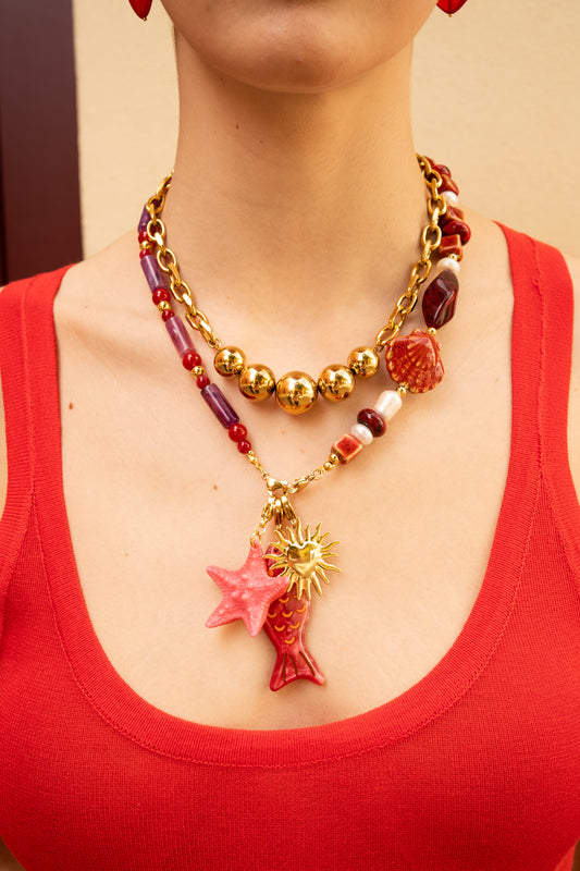 Mix Everything You Needed In One Necklace