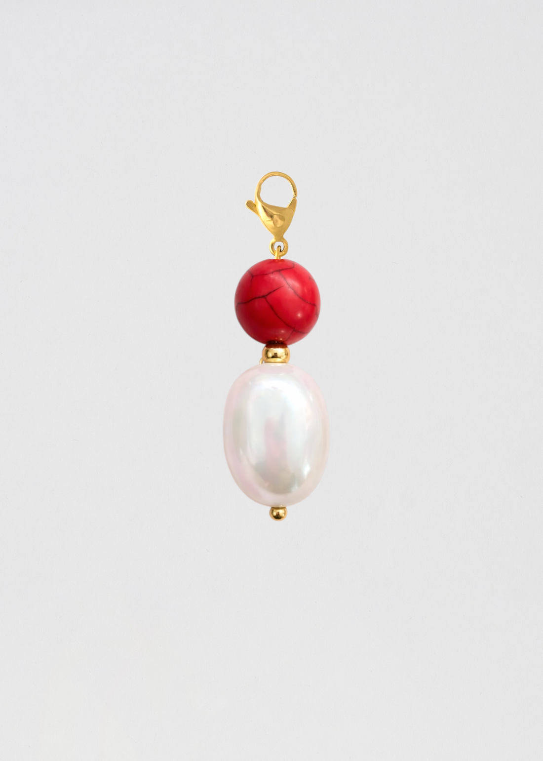 Charm Barra Perla Rojo Lo Necesitaba