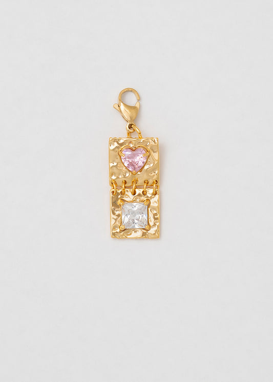 Charm Libro Vintage Rosa