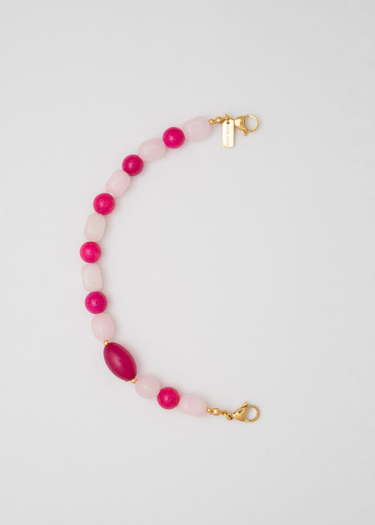 Media Cadena Rosas Cuarzos Atraen El Amor