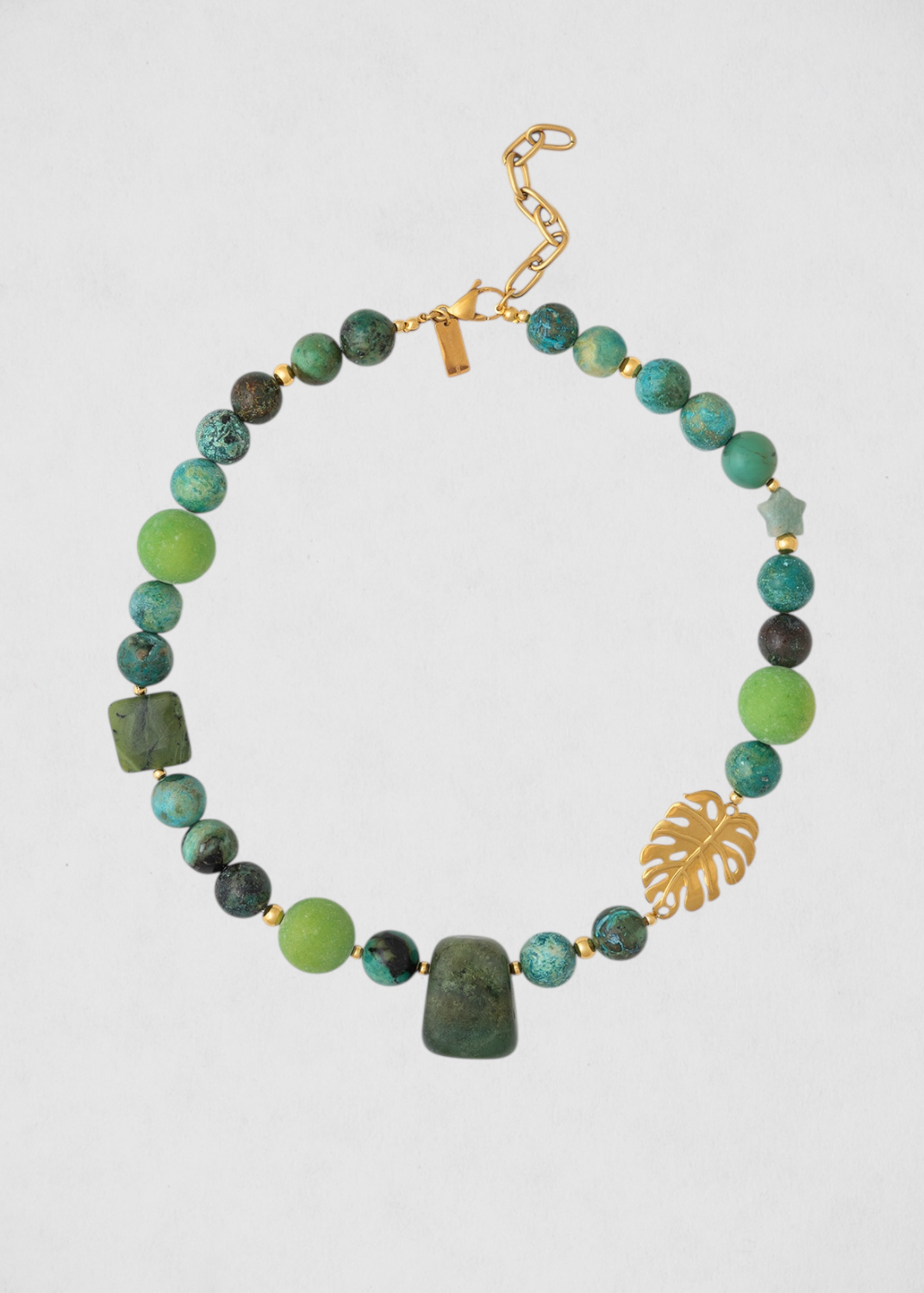 Collar Lo Natural Sienta Bien Y En Tonos Verdes Más Aún