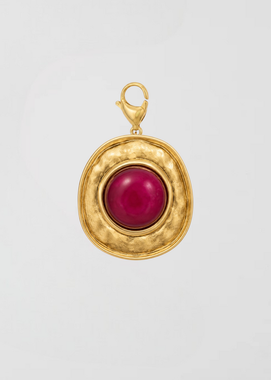 Charm Medalla Morada