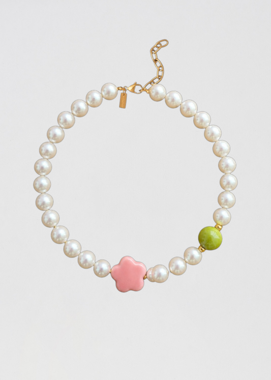 Collar Perlas Pero Con Toque Ideal