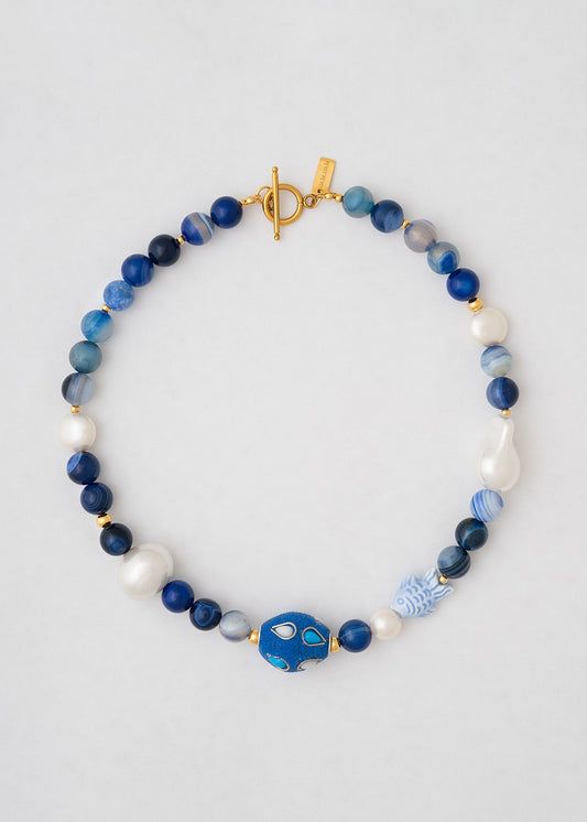 Collar Azul El Más Bonito De La Historia Según La Boss