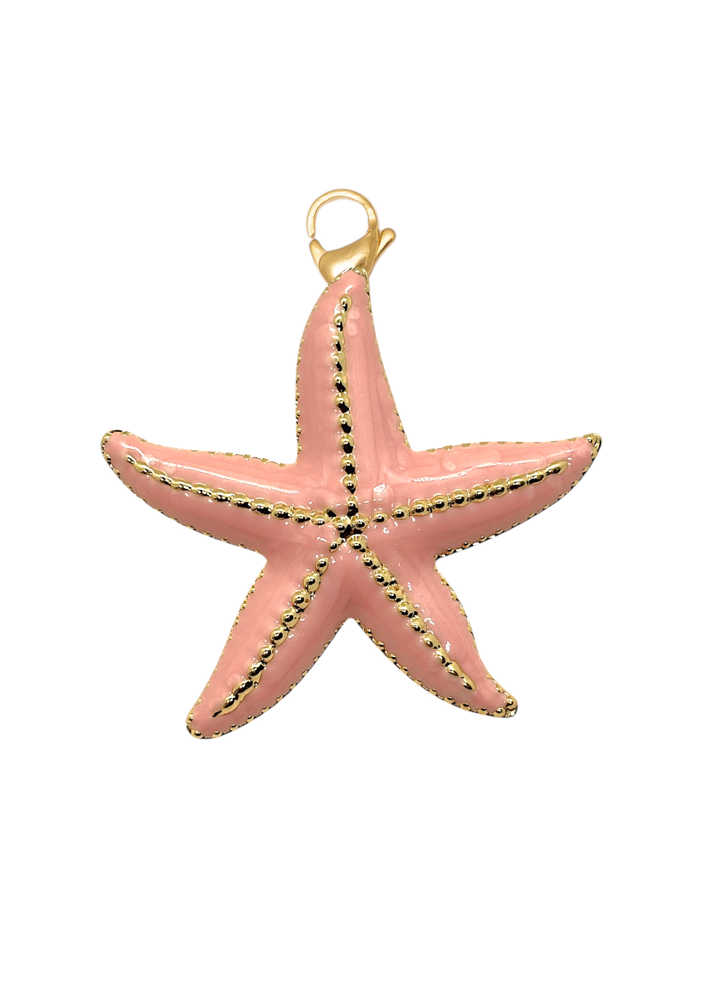 Charm Estrella Rosa Empolvado