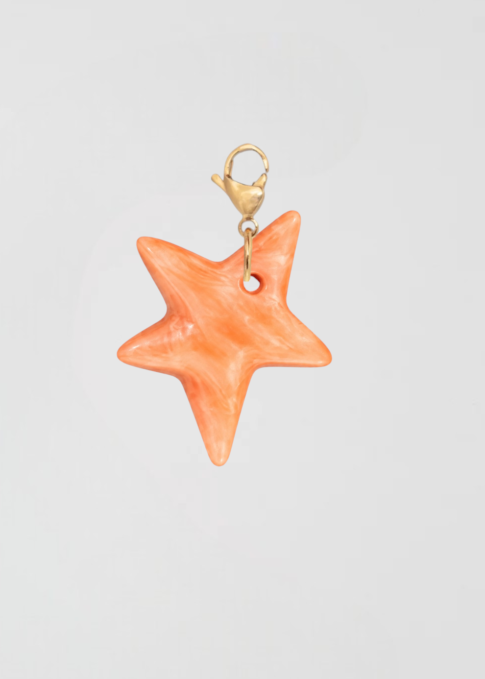 Preventa Charm Estrella Irregular Naranja