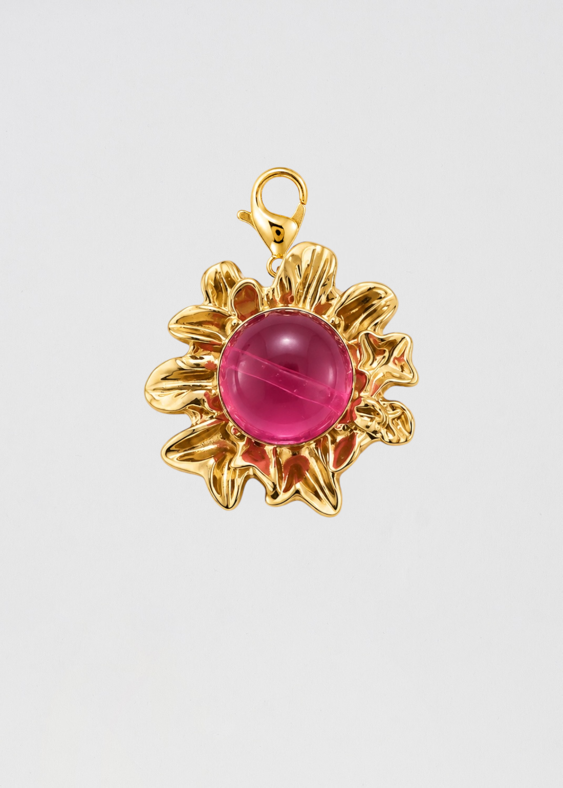 Charm Flor Rosa Preciosa