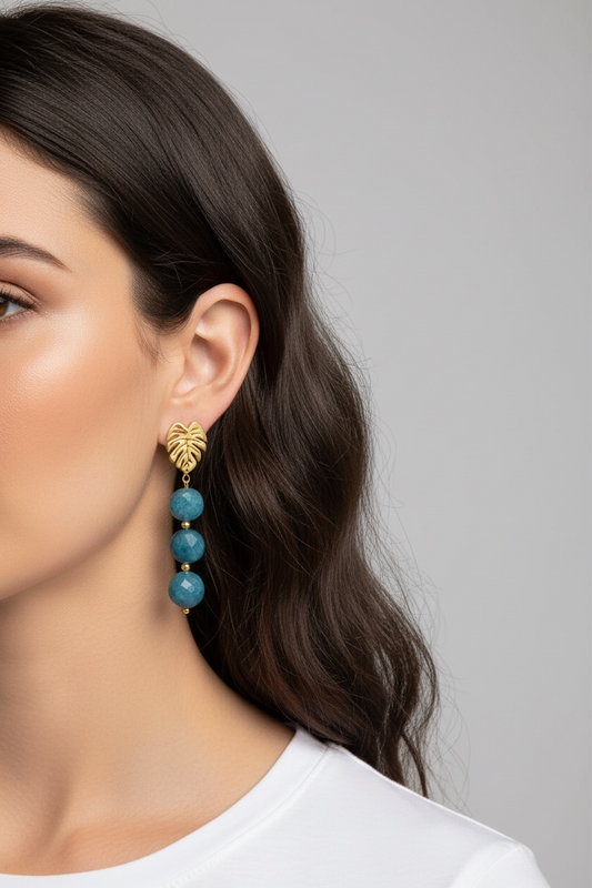 Pendientes piedras preciosas