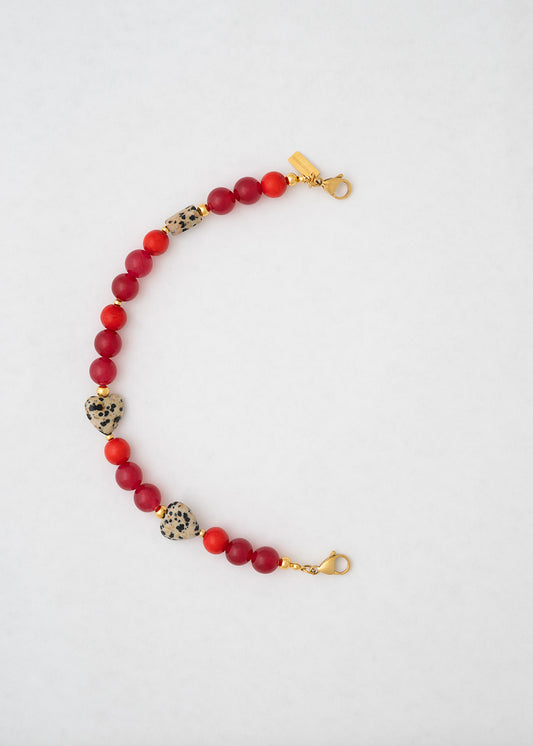 Media Cadena Rojo Y Corazones Solo Suena A Acierto Para La Temporada