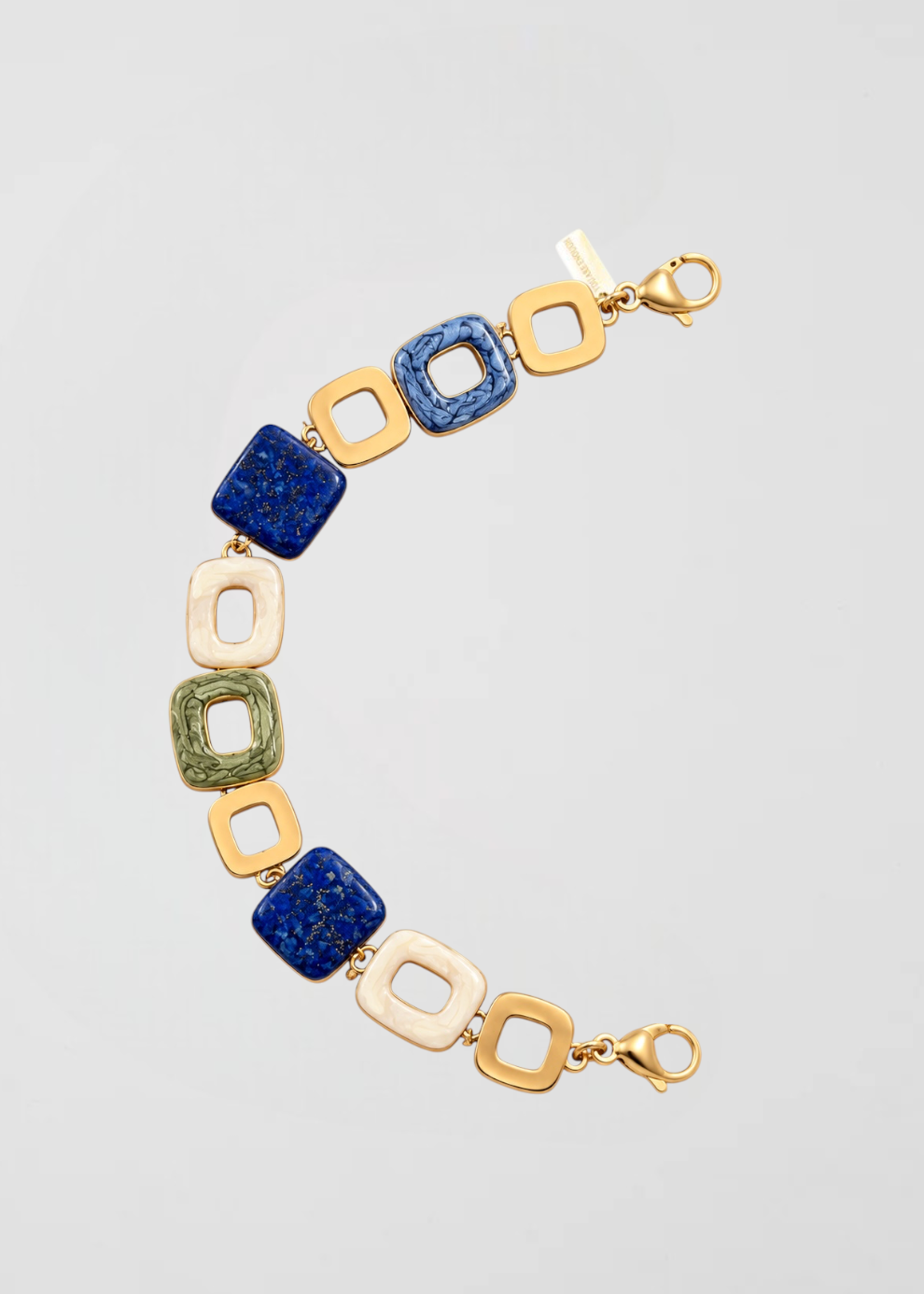 Mitad Cadena Geometric Lapislázuli_Colección Cápsula