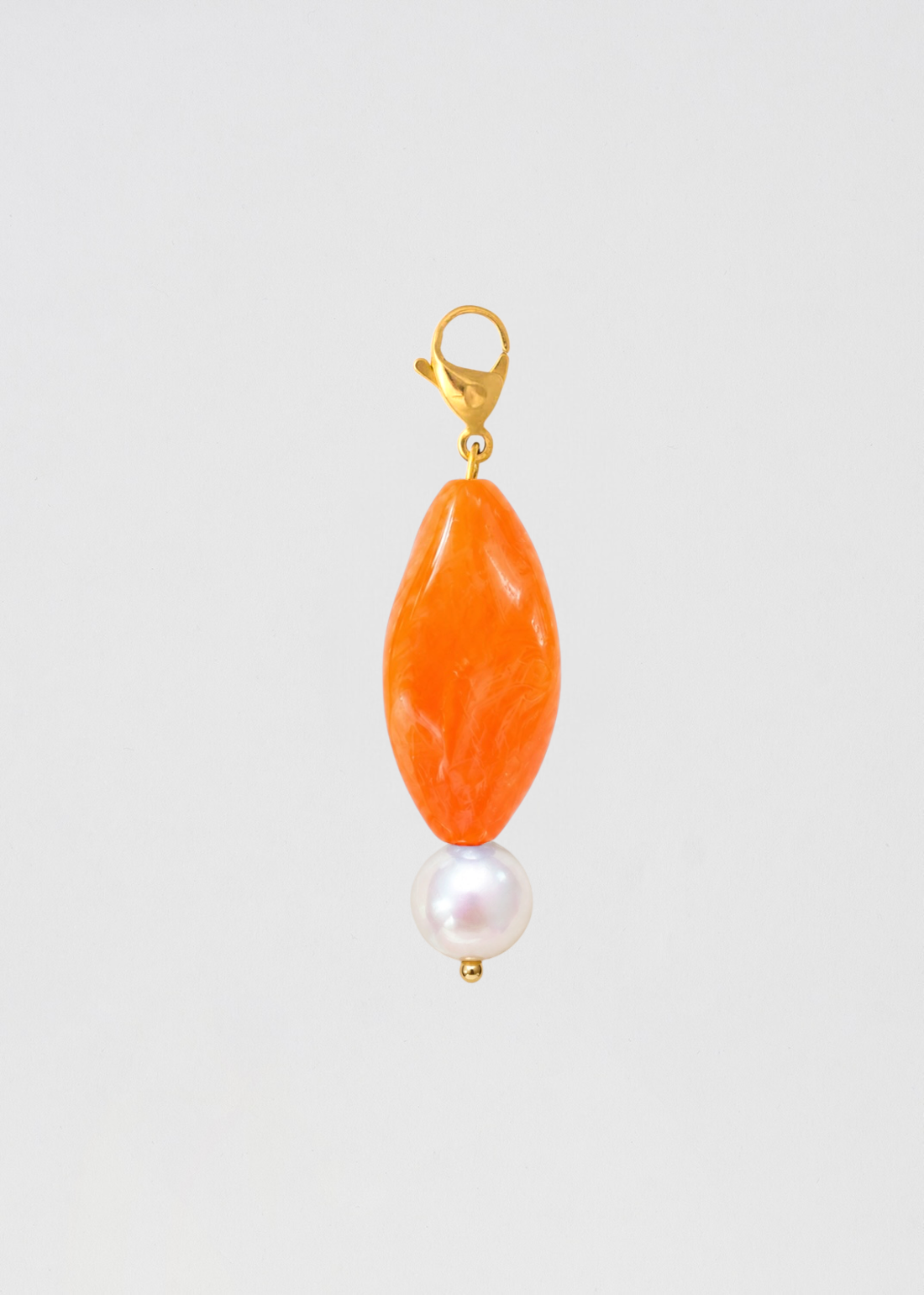 Charm Barra Espiral Naranja
